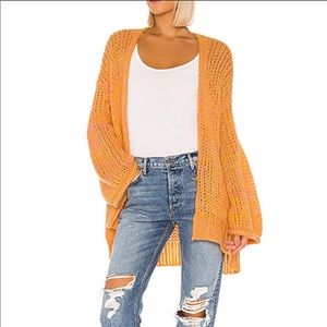 FREE PEOPLE Hometown Cardigan Sweater Sugar Candy